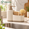 ovarenna Minimalist Sink Organizer with Built-In Soap Pump main product image
