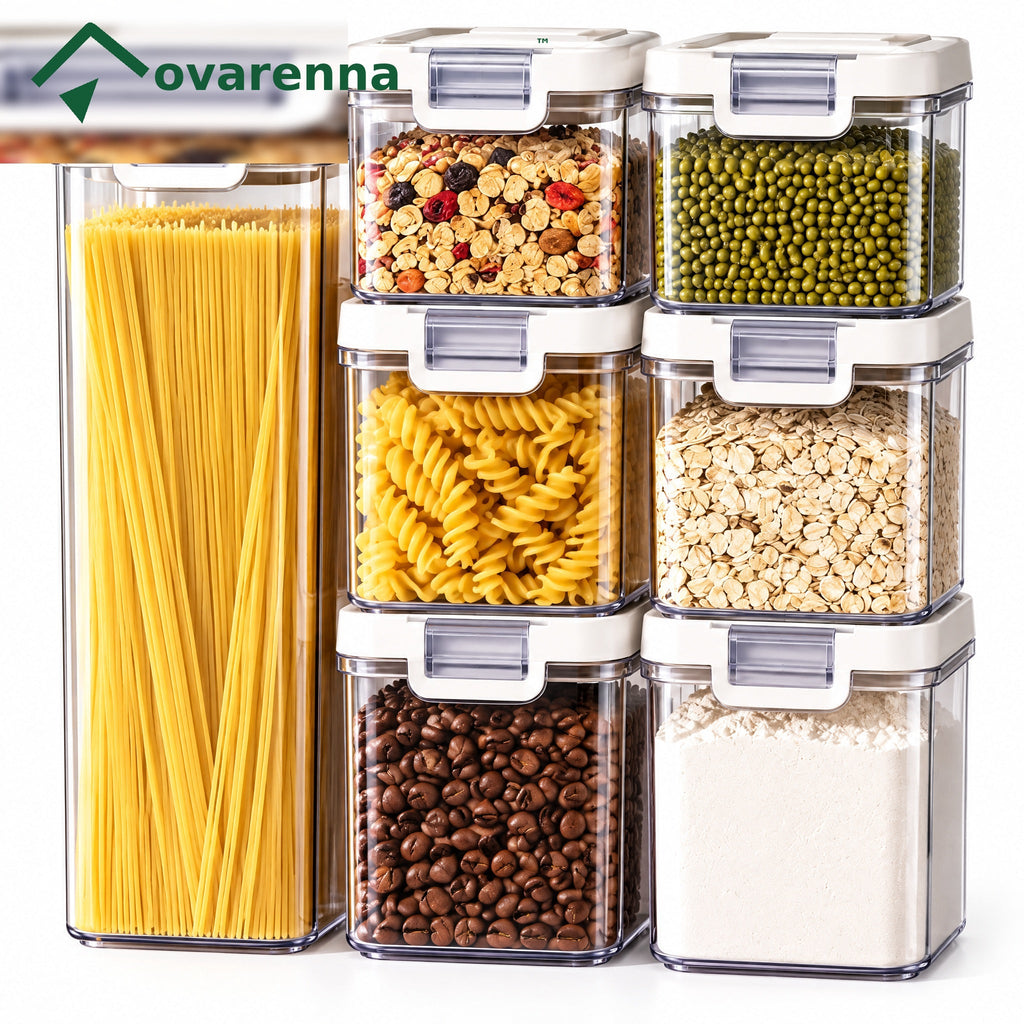 ovarenna Stackable Airtight Pantry Container Set detail image
