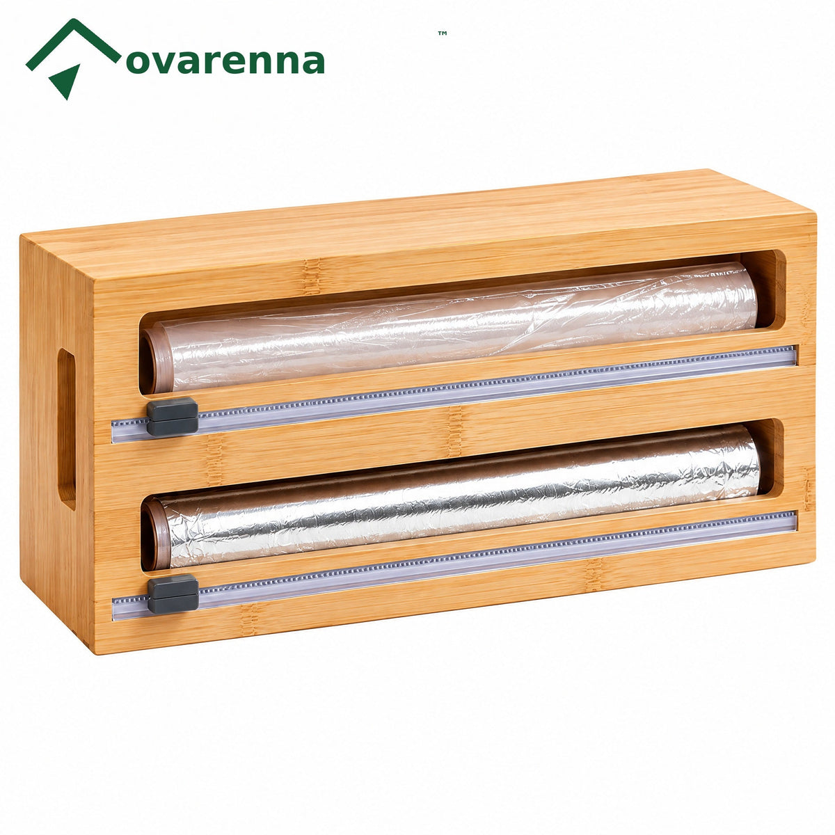 ovarenna Bamboo Food Storage Bag Organizer detail image