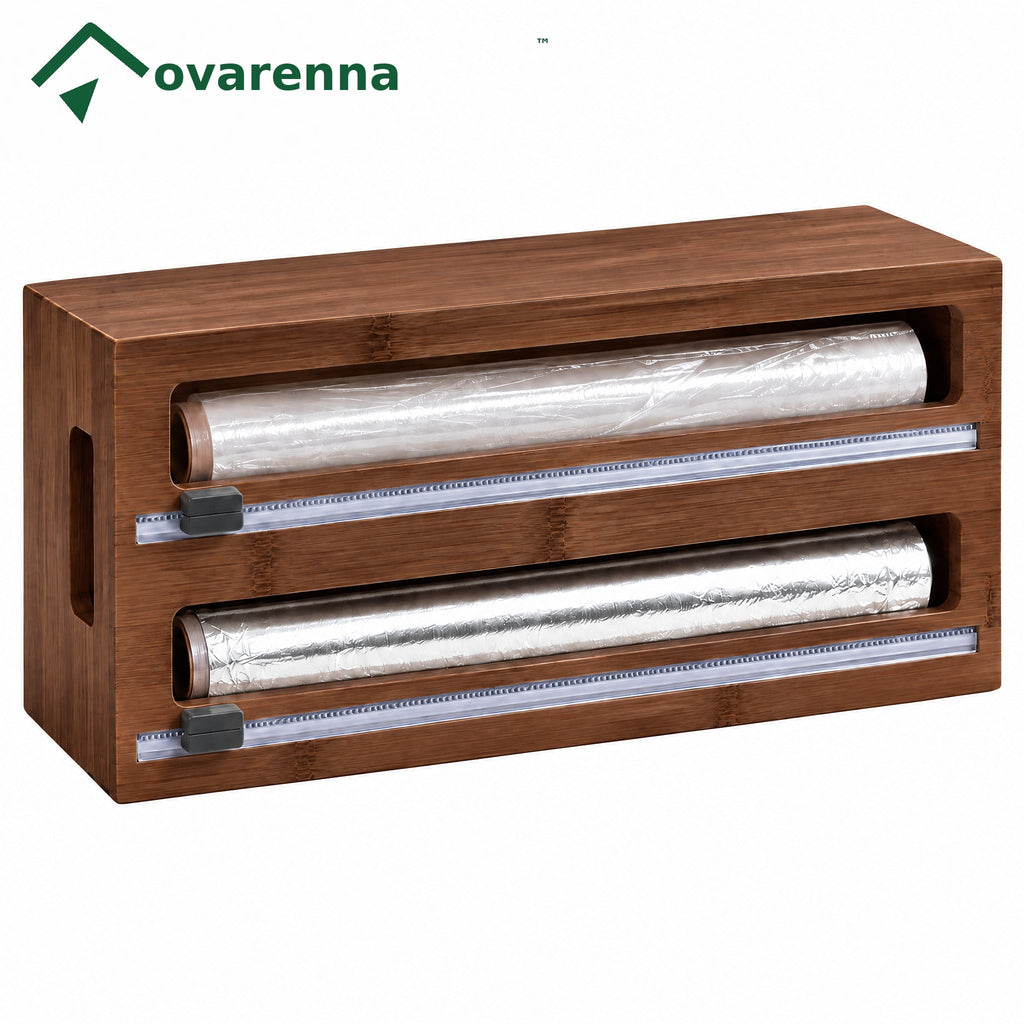 ovarenna Bamboo Food Storage Bag Organizer detail image